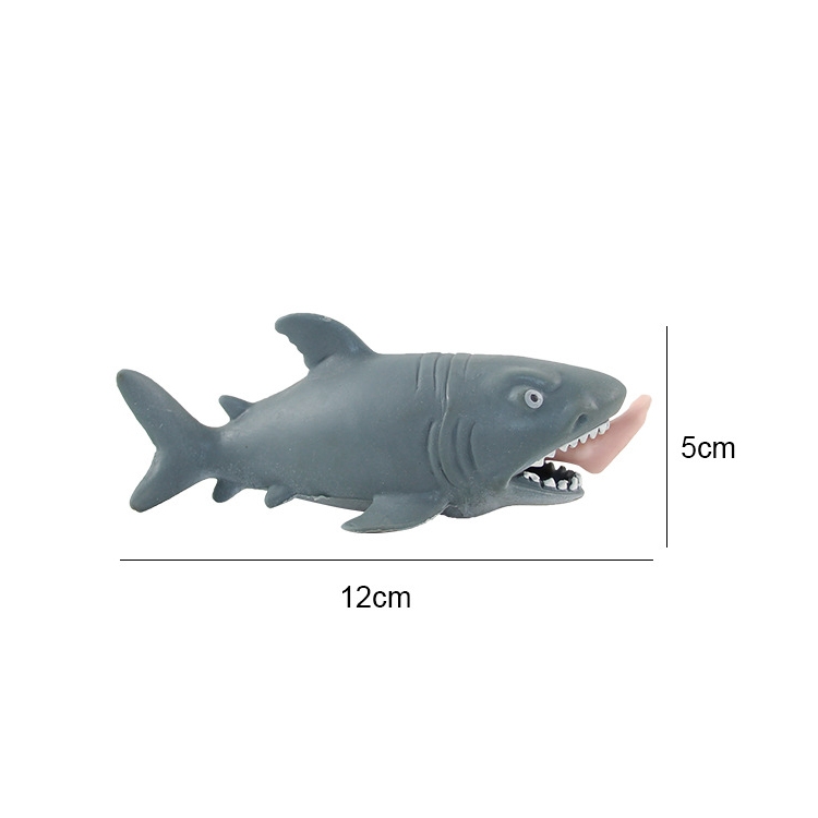Funny shark squeeze toy dimension
