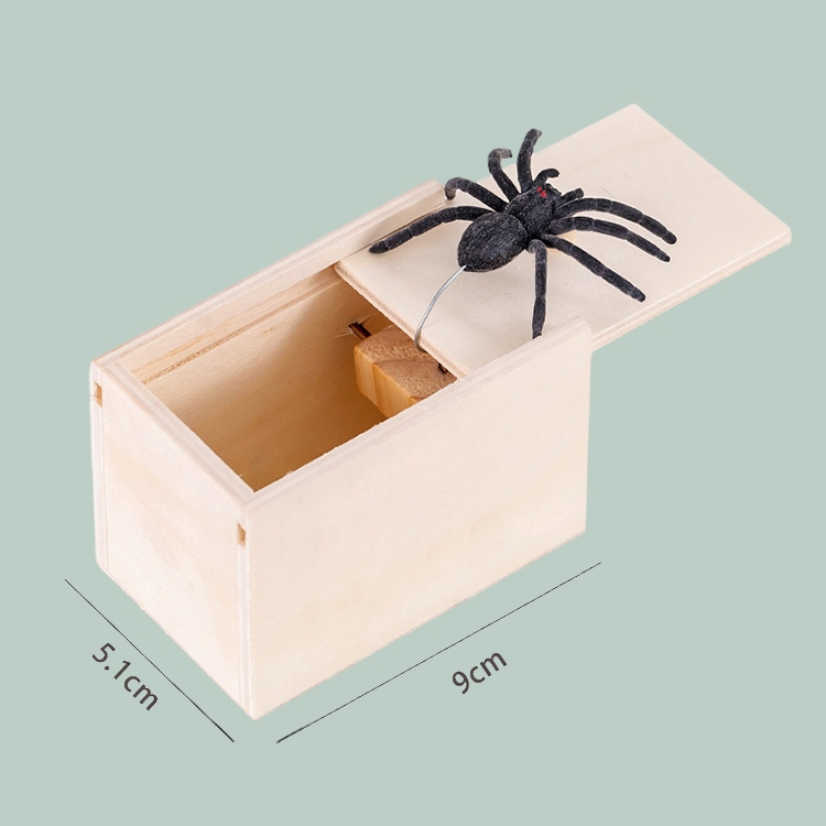 Spider prank box size
