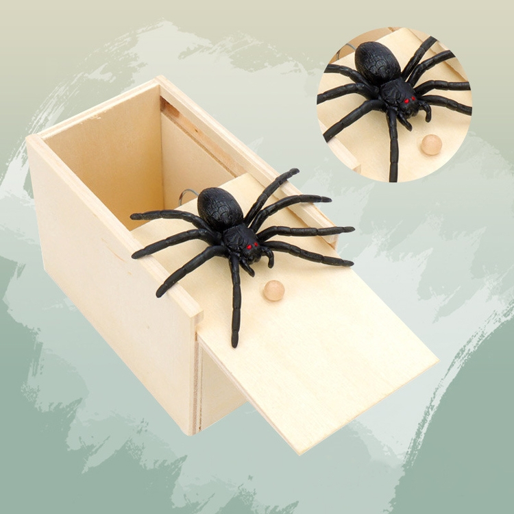 Spider prank scare box 