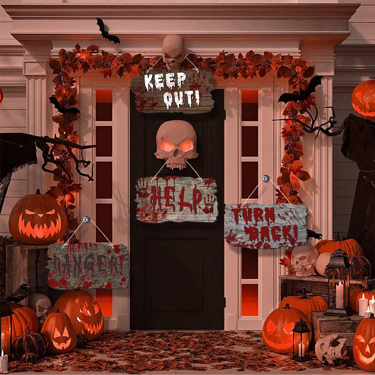 Picture of Halloween Horror House Sign