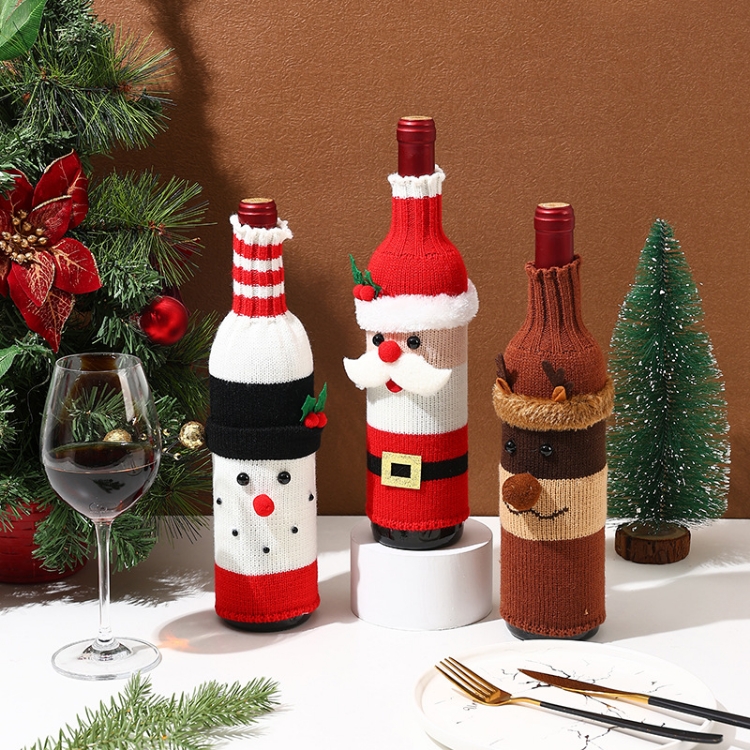 Picture of Funny Christmas Wine Bottle Sleeves