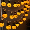 Picture of Halloween Lights, Funny Smiling Pumpkin