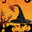 Picture of Halloween Charms Spider Witch Hat