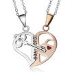 Picture of Unique Love Heart Key Set Necklace