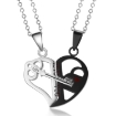 Picture of Unique Love Heart Key Set Necklace