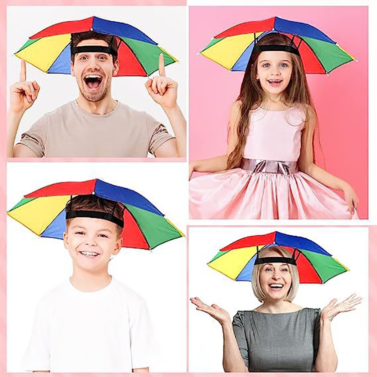 Picture of Funny Outdoor Umbrella Hat, Novelty  Hat