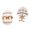 Picture of 10 Pcs DIY Wooden Easter Egg Ornament