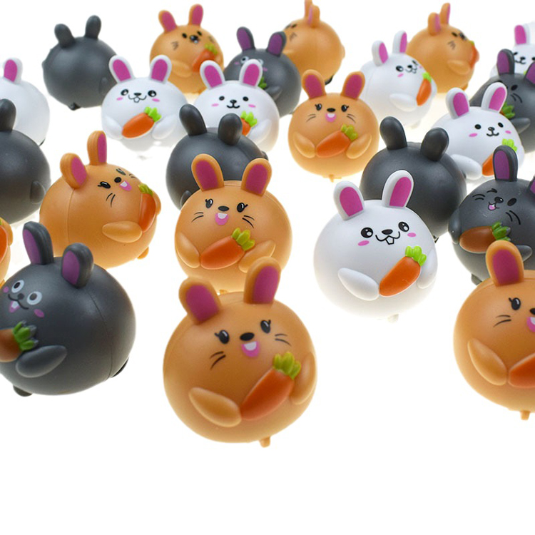 6 Pcs Funny Rabbit Pull Back Car | Funny.com