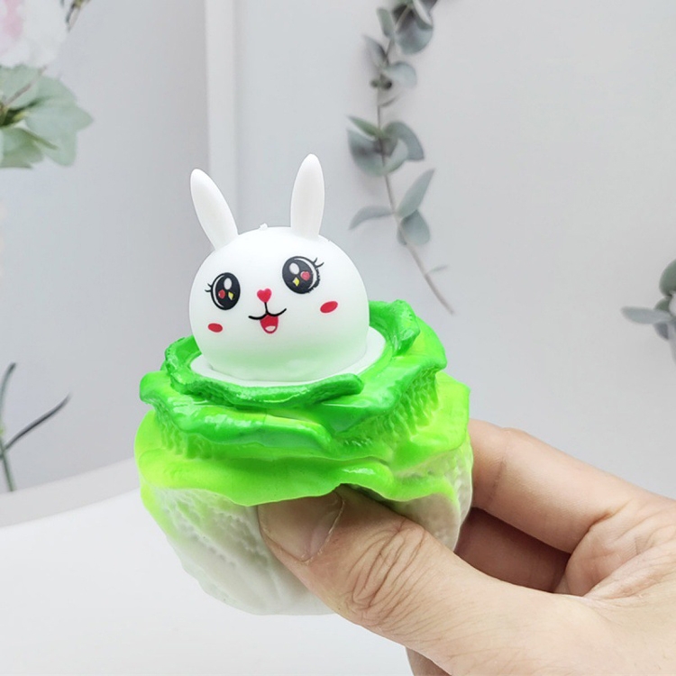 Picture of 2 Pcs Funny Cabbage Bunny, Squishy Toy