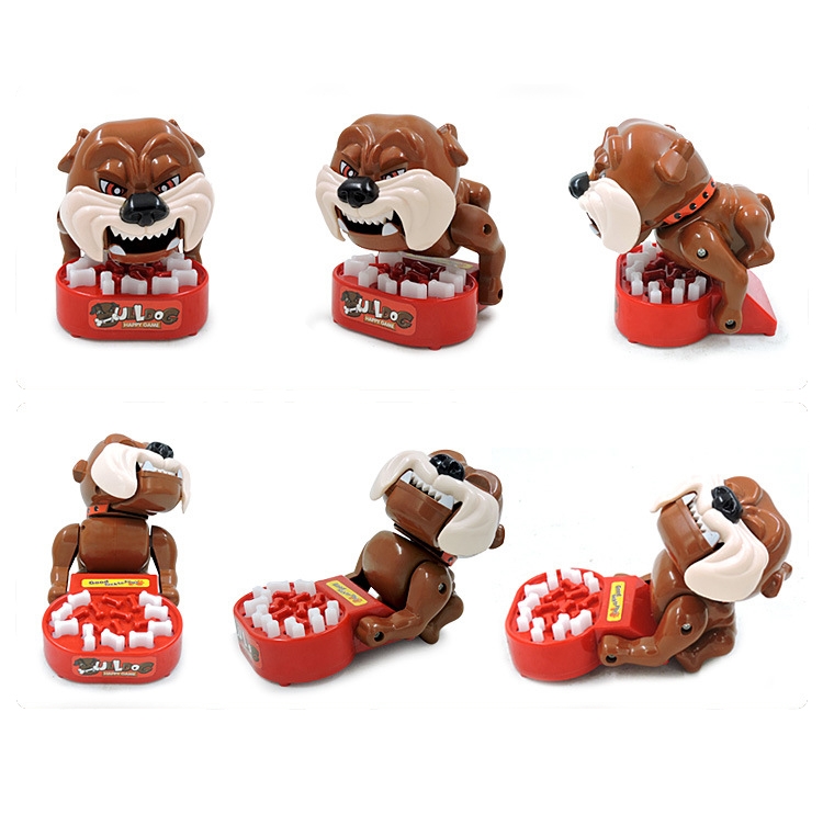 Biting finger bulldog toy tricky game detail