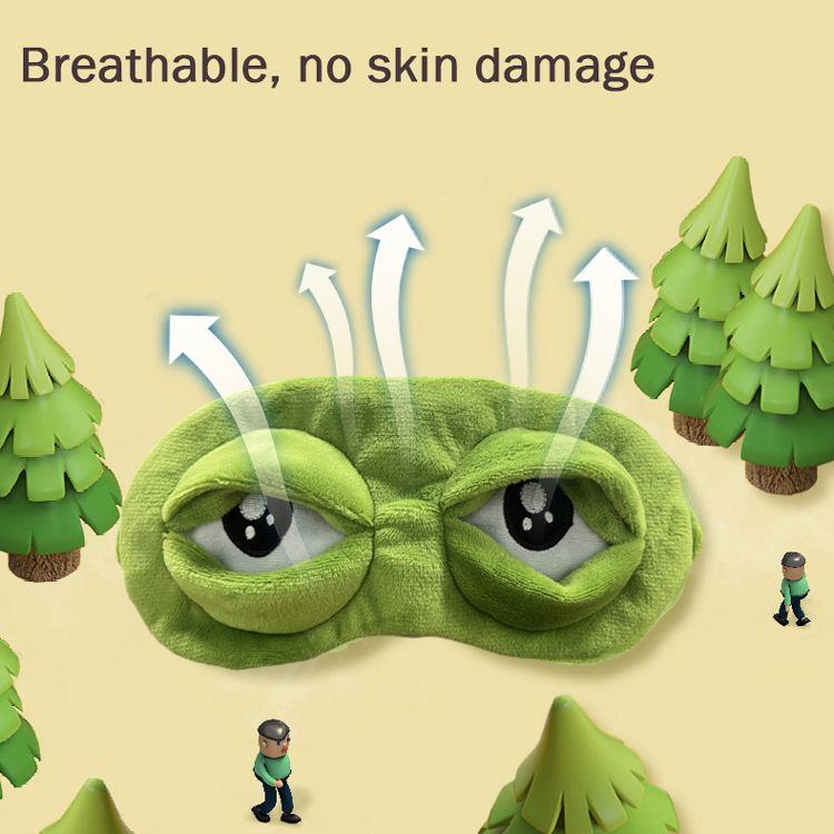 Breathable frog eye mask