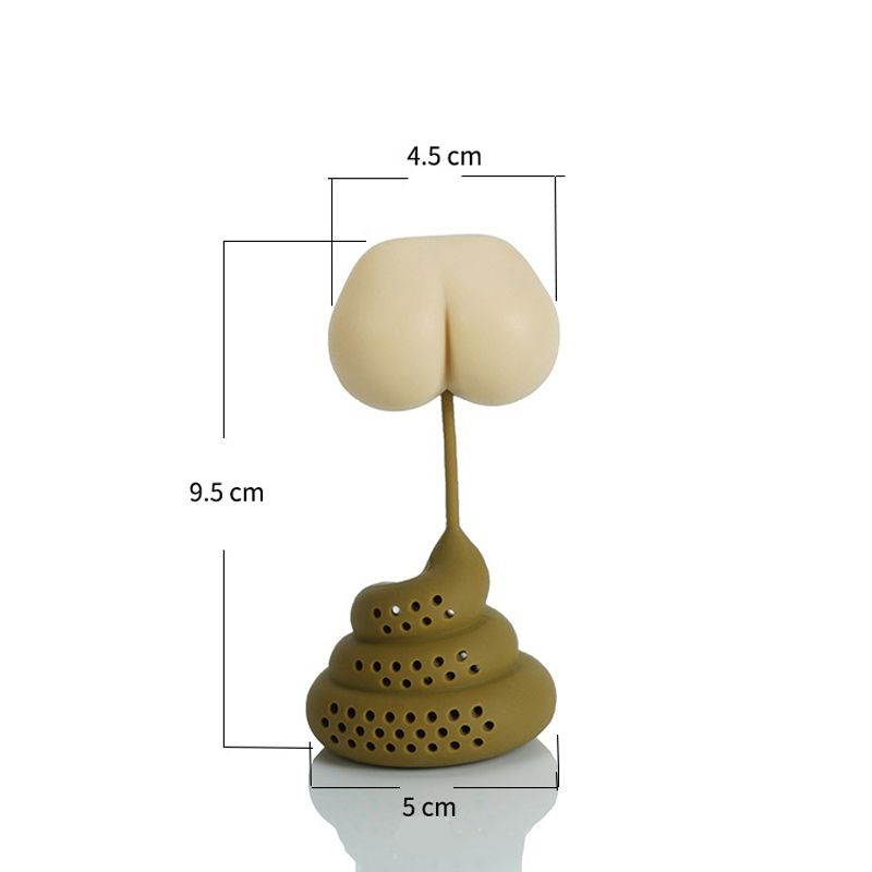 Buttocks tea strainer size