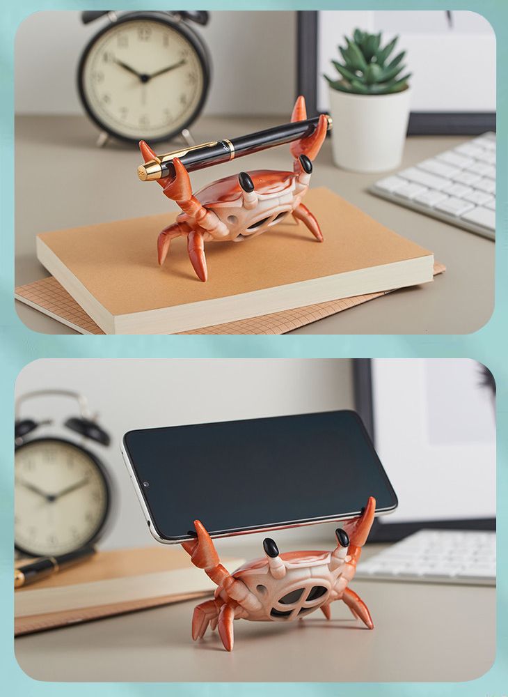 Crab audio phone holder