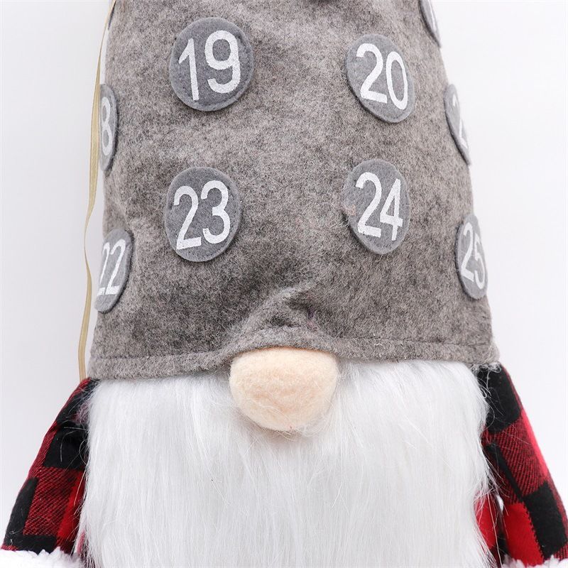 Christmas gnome countdown calendar detail