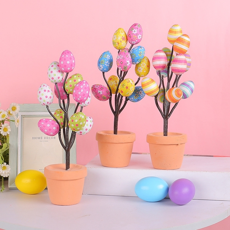 Easter egg potted plant