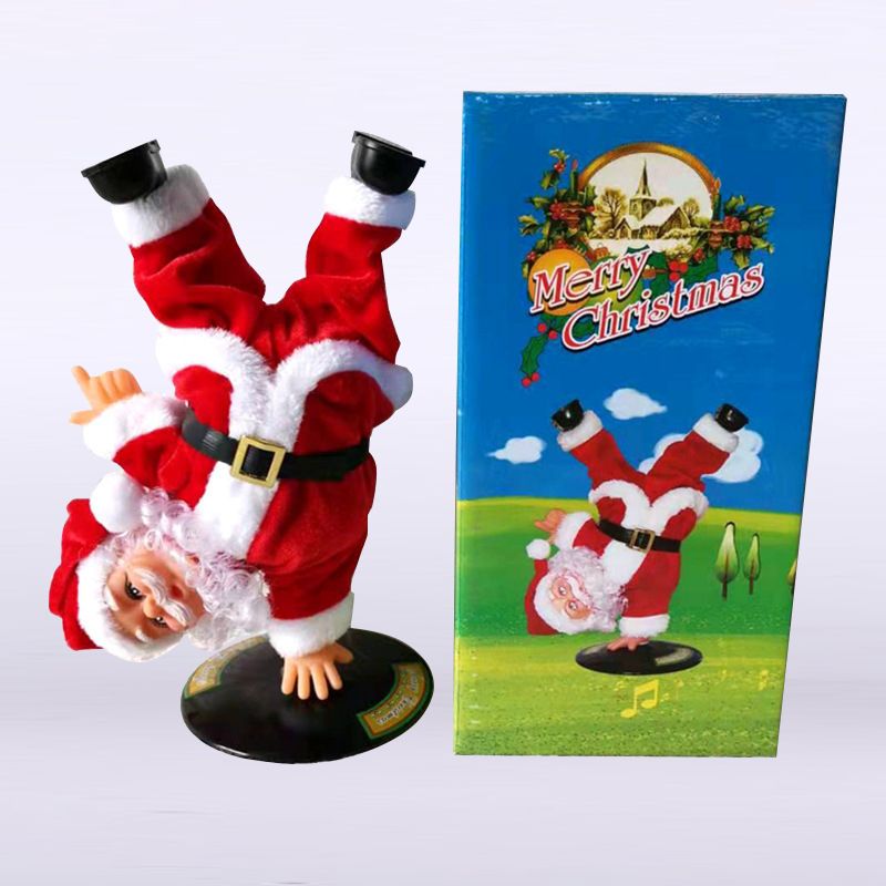 Electric rotating santa toy size details