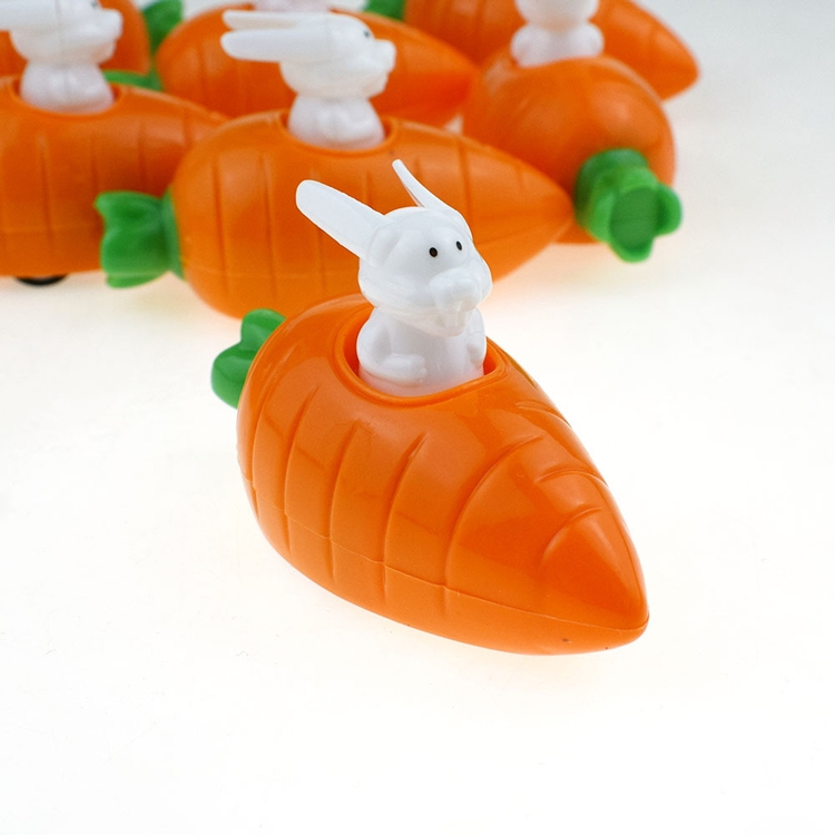 Funny bunny carrot car