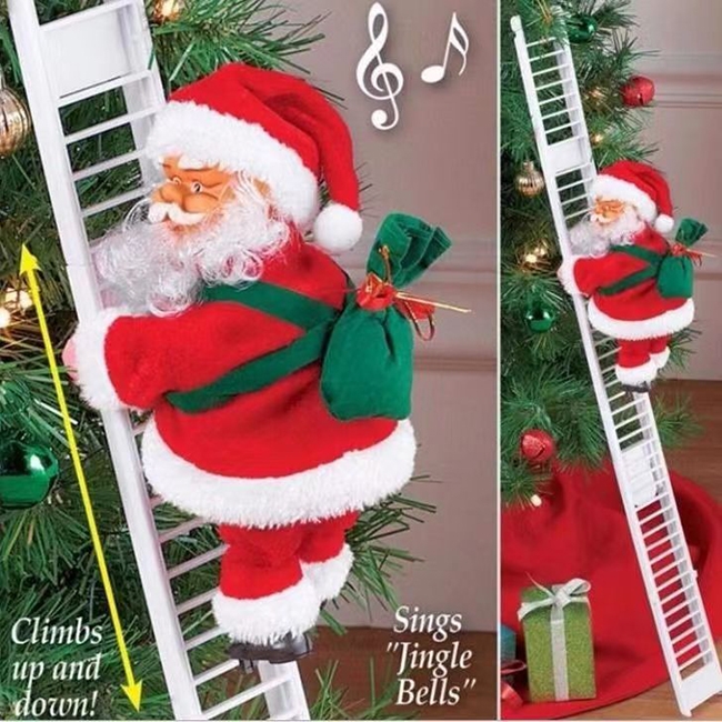 Funny Christmas Santa ornament