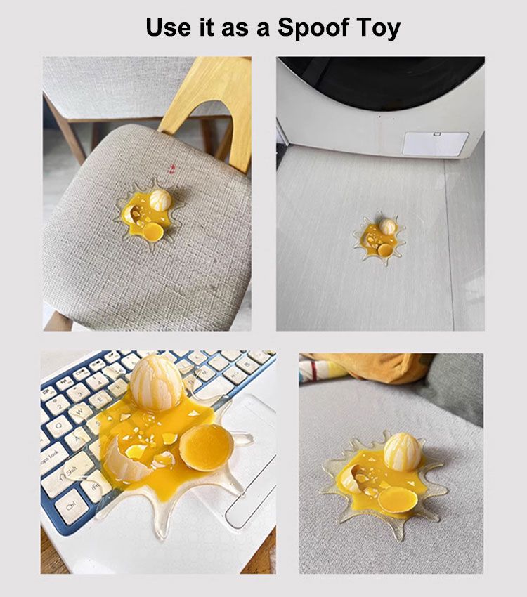 Funny cracked egg phone holder