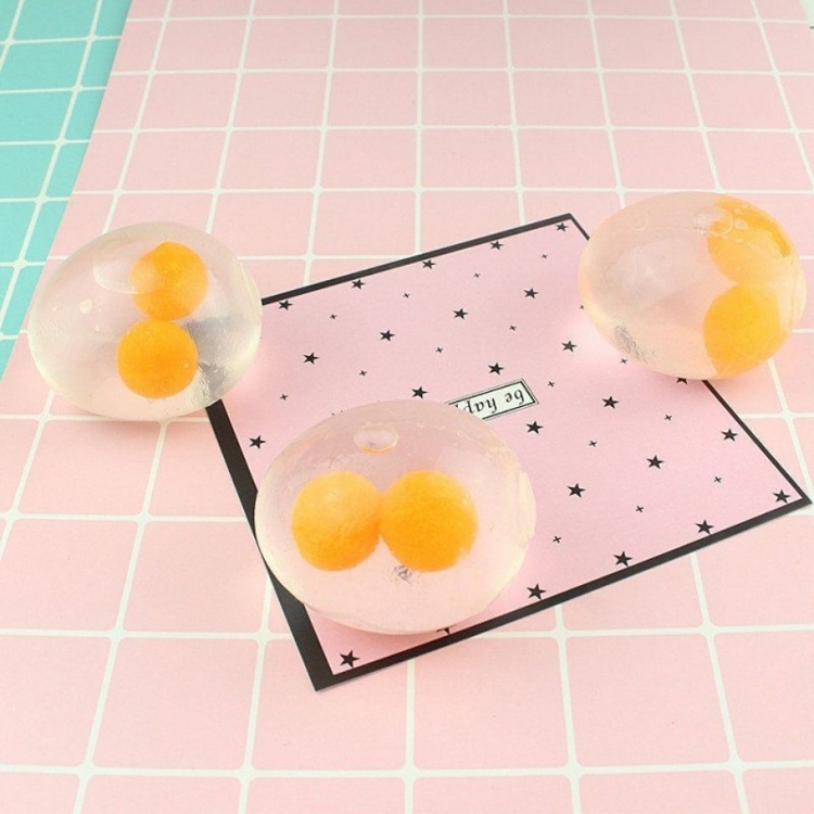 Funny double yolk egg toy