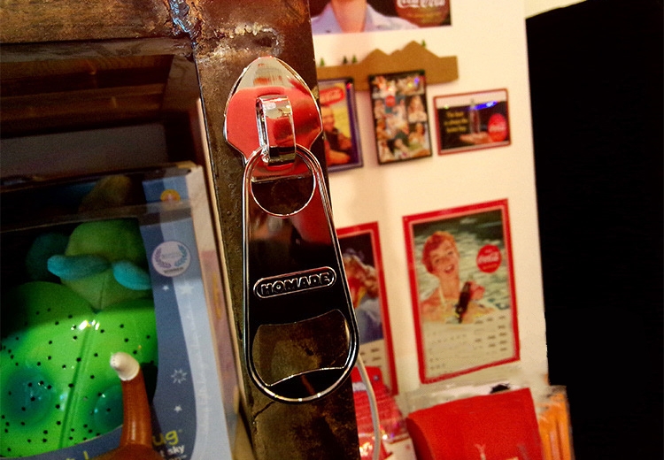 Funny magnetic bottle opener