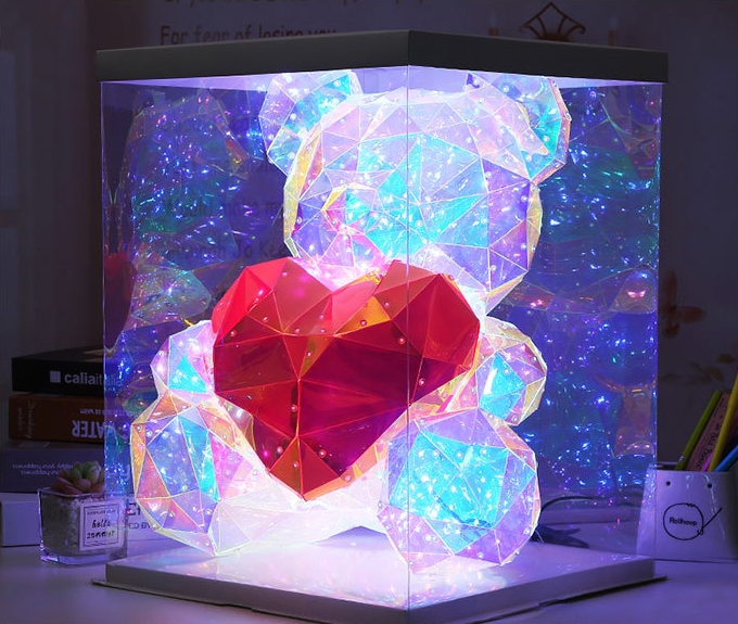 LED teddy bear