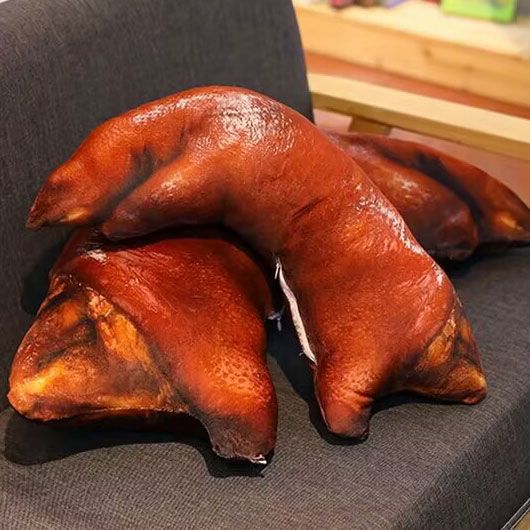Pork leg pillow