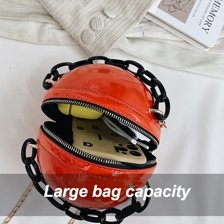 Pumpkin chain bag Large bag capacity