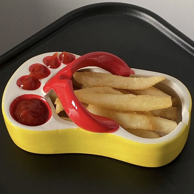 Slipper fries tray